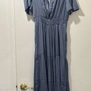 Joie Steel Blue Maxi Dress